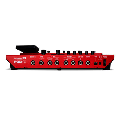 Line 6 POD Go Guitar Multi-effects Floor Processor - Limited Edition Red