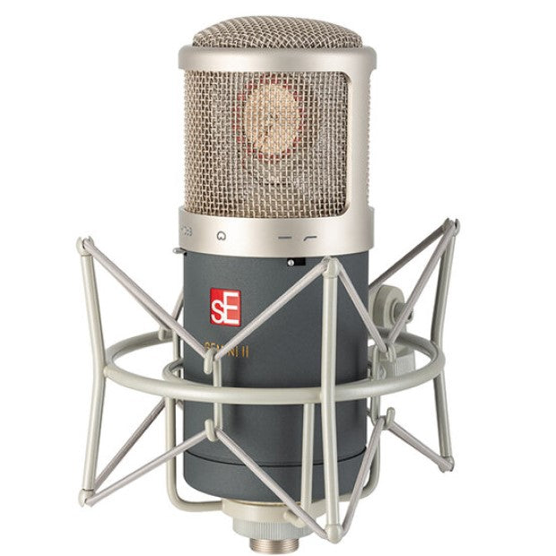 sE Electronics Gemini II Dual Tube Cardioid Condenser Microphone with High Pass Filter and -10dB Pad