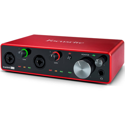 Focusrite Scarlett 4i4 4x4 USB Audio/MIDI Interface (3rd Generation)