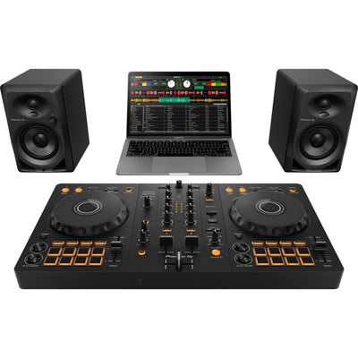 Pioneer DJ DDJ-FLX4 2-deck Rekordbox and Serato DJ Controller - Graphite