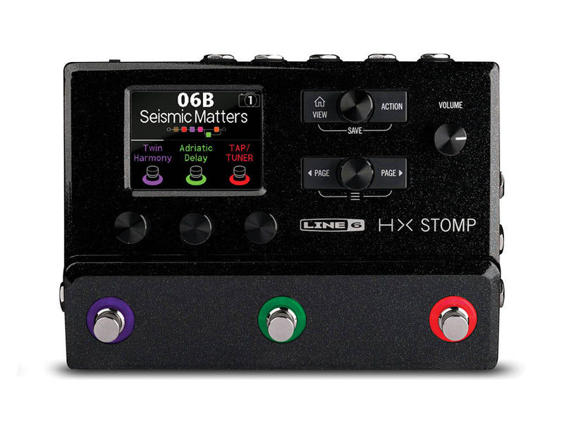 Line 6 HX Stomp Effects Pedal for Electric Guitar and Line Instruments