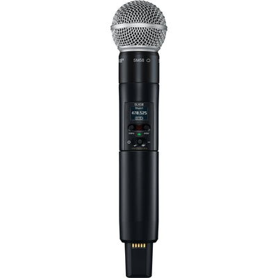 Shure SLXD24D/SM58 Digital Wireless Dual Handheld Microphone System - G58 Band