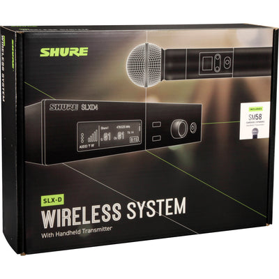 Shure SLXD24/SM58 Digital Wireless Handheld Microphone System - J52 Band